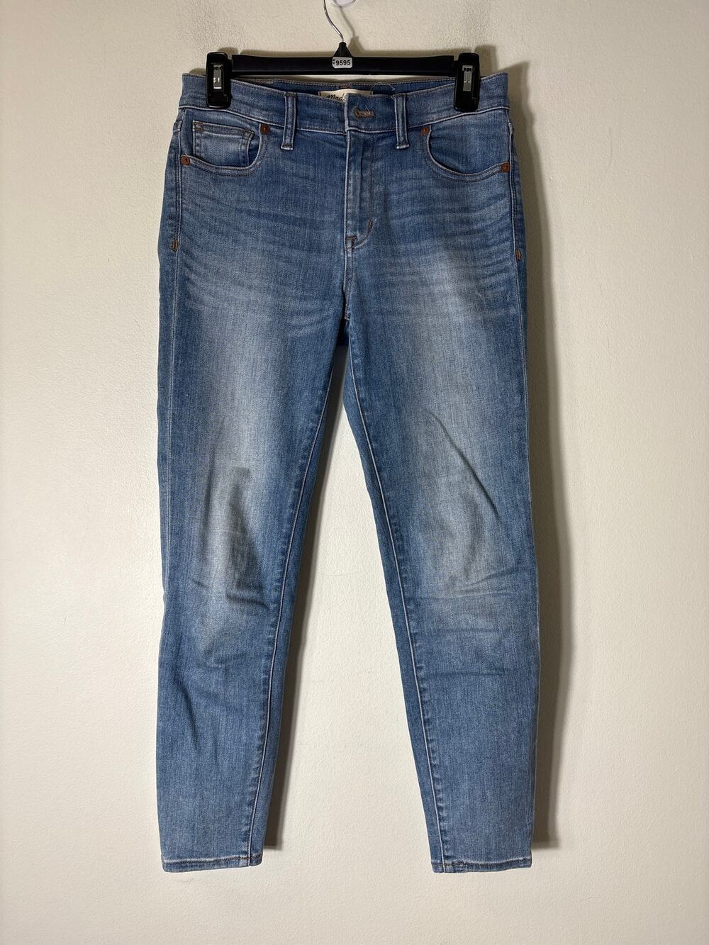 Madewell "High Riser Crop" Blue Jeans sz 27